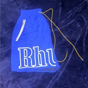Blue RHUDE shorts
